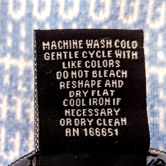 Select + Trend Blue White Knit Cardigan Sweater - 1X - Picture 6 of 6